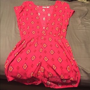 Aztec print summer romper